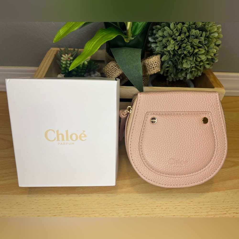 Chloe Parfum Tan/Blush Pink Jewelry Box